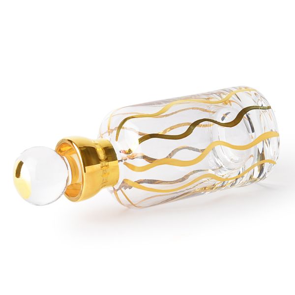 50ml Refillable Glass Perfume Spray Bottles Round Shape With Atomizer