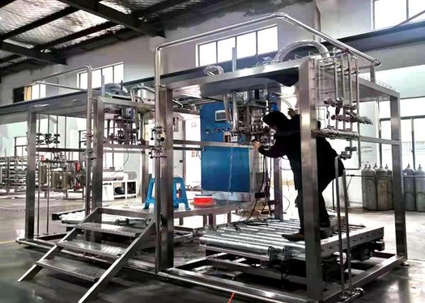 SUS316 Jam Aseptic Filling Machine 4T/H 35 - 40 Degree Filling Temperature