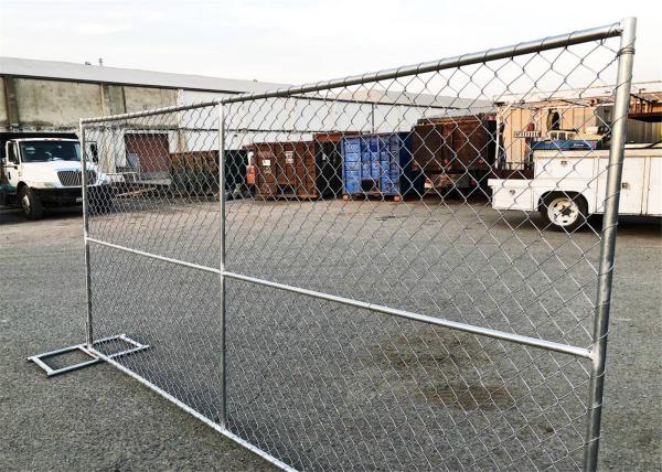 6'x12'  New Cyclone Chain Link Temporary Fence Panels  Mesh 57mm x 57mm Diameter 2.70mm