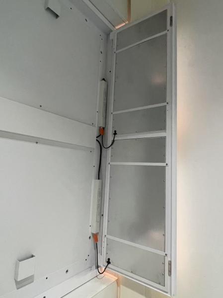 Smart Fake Window Light CRI 95 Wall Mountable L1332*W781*H66mm Controlled by App and Remote for Natural Ambience