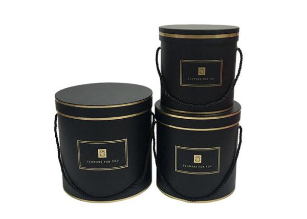 SGS Printed Paper Packaging Cardboard Cylinder Tubes For Luxury Gift Flower Packing