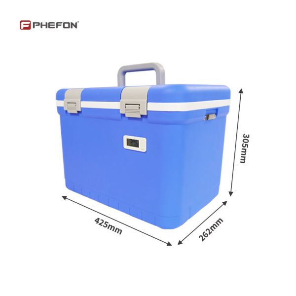 Medical Cooler Box Portable  For Medicine Practical Blood Samples Cold Chain Storage And Transport Device Cooling Duration Up To 24 Hours Small