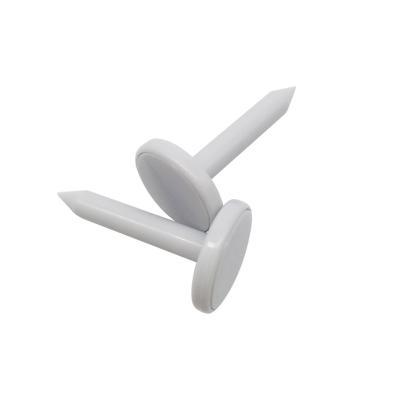 41*28mm Long Range ABS Custom RFID Tags / UHF 860-960 MHz Wood Nail Tag