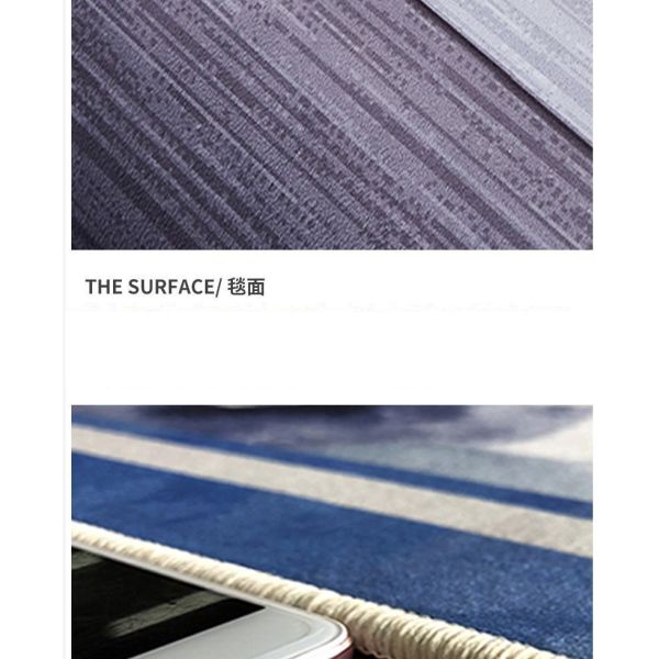 Crystal Velvet Fashion Bedroom Floor Carpets Large Dining Room Rugs OEM