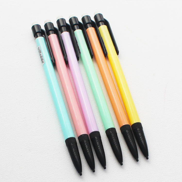High Quality with Cheap Price Colourful Mechanical Pencil with Eraser for Students