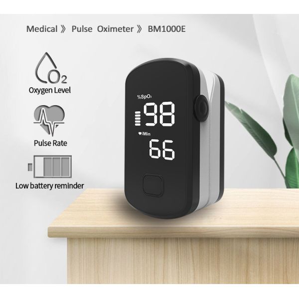 BM1000E CE Fingertip Pulse Oximeter Adult Blood Oxygen Meter