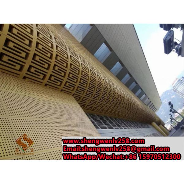 Imitation Brick Metal Wall Cladding Aluminium Panels For Wall Cladding Facade Decoration
