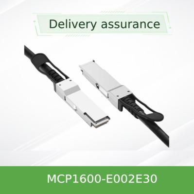 El cable DAC de EDR Mellanox 100 g QSFP28 MCP1600-E002E30 IB 100 Gb/s es de 2m