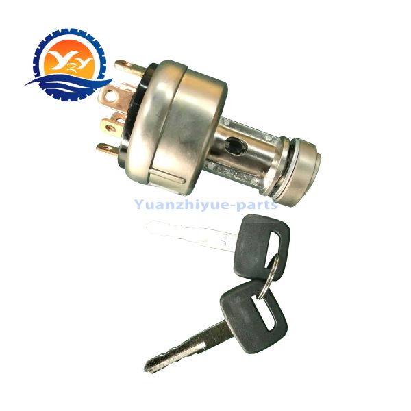 High Quality PC200-7 Ignition Switch With Key for Komatsu Excavator PC200 PC200-7 Ignition Key Starter Switch With Keys