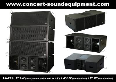 3 - Way 1560W High Power LA-212 Line Array Speaker Dynamic And Clarity For Concert / Nightclub
