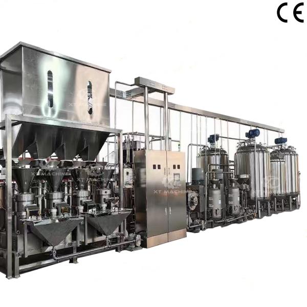 1000-1200kg/h Peanut Butter Grinding Machine Peanut Jam Production Line Peanut Paste Making Machine