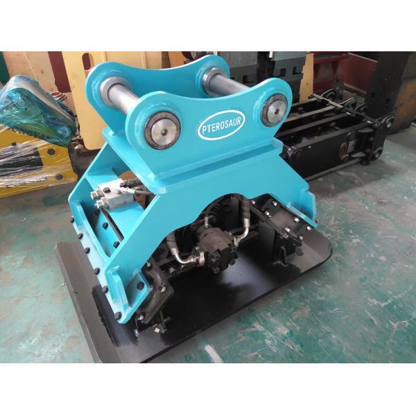 Yantai Baicai excavator vibrating compactor machine earth compactor excavator hydraulic plate compactor