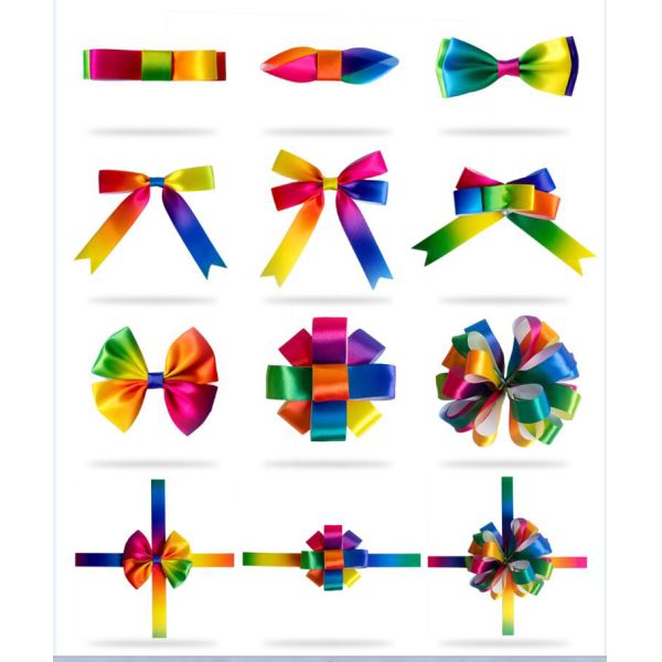Double Face 1 Inch Grosgrain Ribbon 100% Polyester Perfect for Handmade Crafts