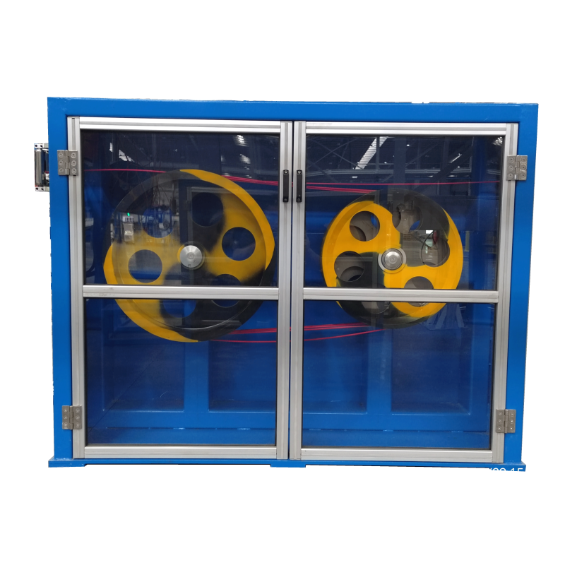 Double Wheel Capstan Cable Puller With High Speed and Adjustable Tension for Wire Hauling