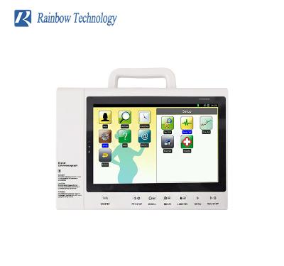 3 Parameters Prenatal Heart Rate Monitors 90° Rotation Screen Ctg Machine