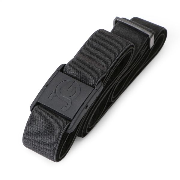 Women 128cm Length Braided Stretch Belts Elastic Woven 3.0cm Wide