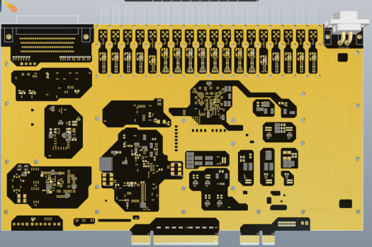400 MHz – 8 GHz  RF Direct-Sampling Software Defined Radio Board 8T8R+2FB PCIe x8