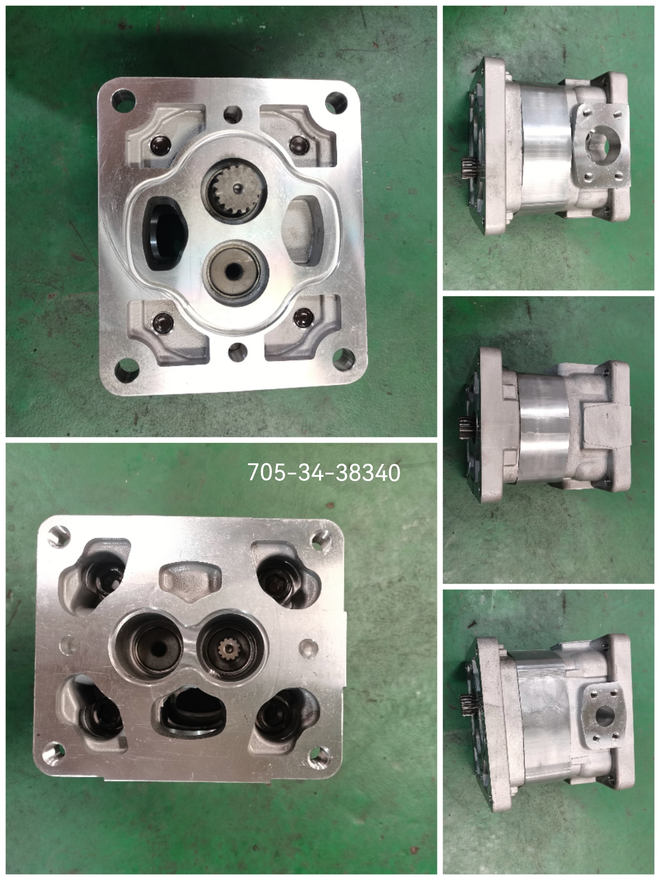 Customizable KEHAO Gear Pump 705-34-38340 Hydraulic Oil Transfer Pump Komatsu Machinery Cast Iron and Aluminum alloy ISO9001 certified Factory Supply