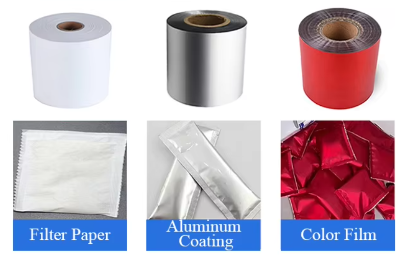 Hipac Fully Automatic High-efficiency Powder Packaging Machine with Labeling Function for Plastic and Paper Bags