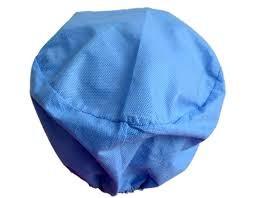 Medical Blue Disposable Surgeon Cap Doctor Hats With Elastic Back And Floral