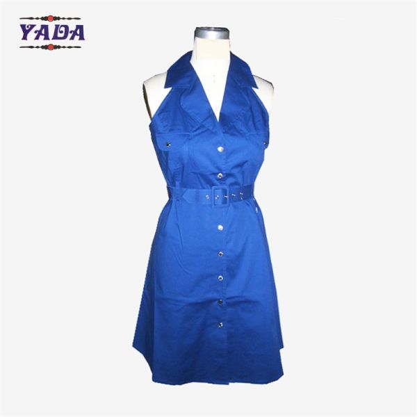 Nouveau design V-col sexy femmes de plage porter des robes de mannequins de mode dernières robes dessins photos pour la dame