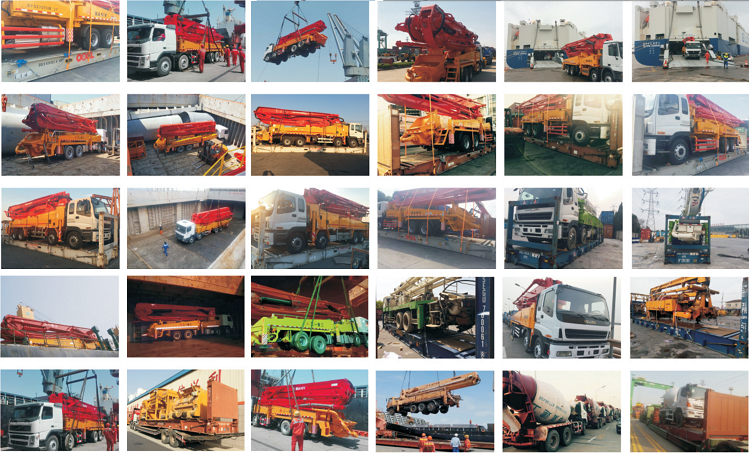 Использованный 42 метрам привел машину Sany конкретного насоса Putzmeister тележки небольшую