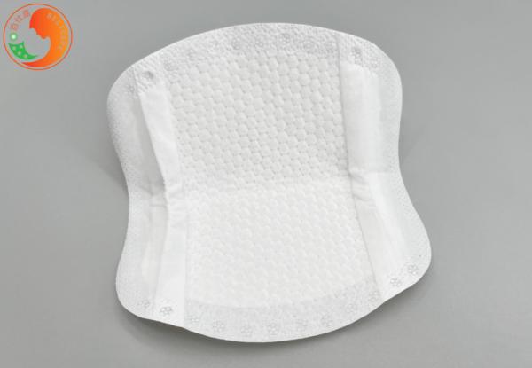 Fluff Pulp Disposable Nursing Pads Beige Color With Nonwoven Fabric Layer