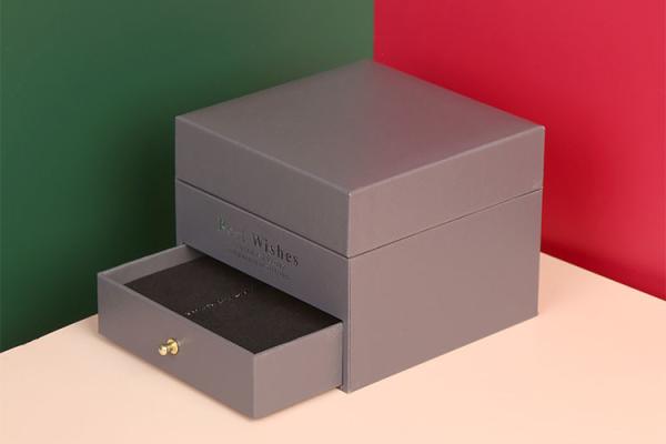 Custom Packaging Manufacturers Supremer Black Carton Box With Flower Jewelry Gift Box Storage Protection Box Wholesale