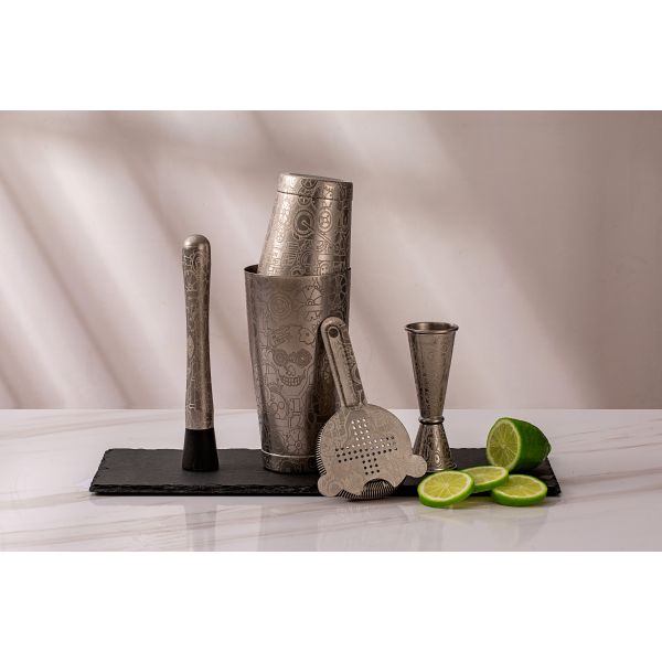 Домашний бар Коктейль из нержавеющей стали Металлический мартини Шейкер