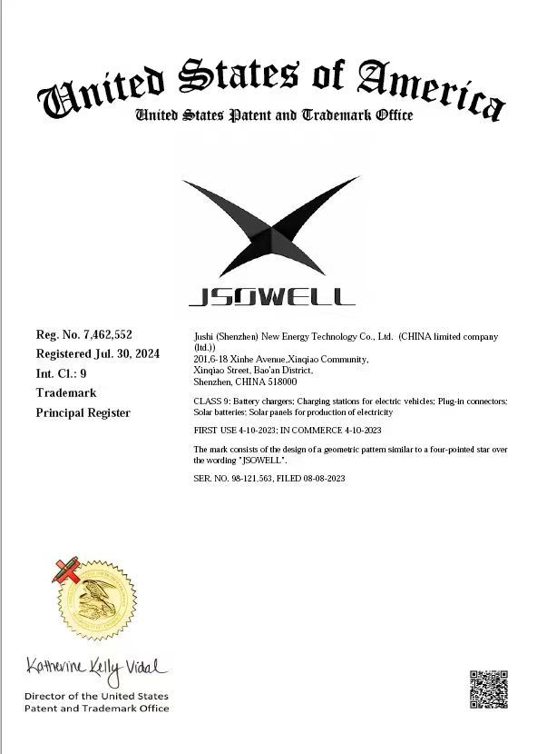 Jushi (Shenzhen) New Energy Technology Co., Ltd. Certifications