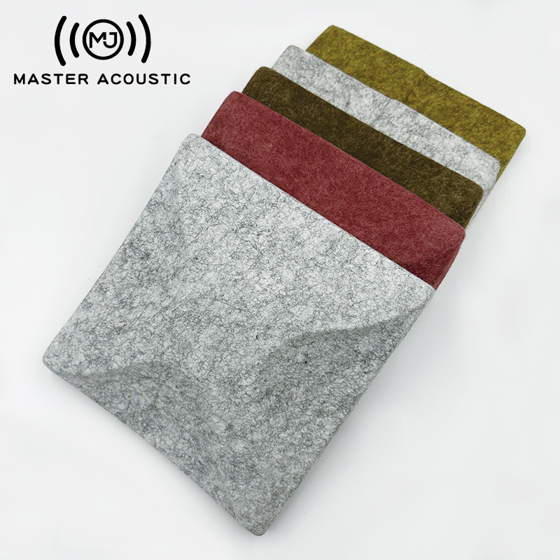 Modern 3D Acoustic Wall Panels Recycled Polyester Fiber Acoustic Board Eco Friendly For Apartment