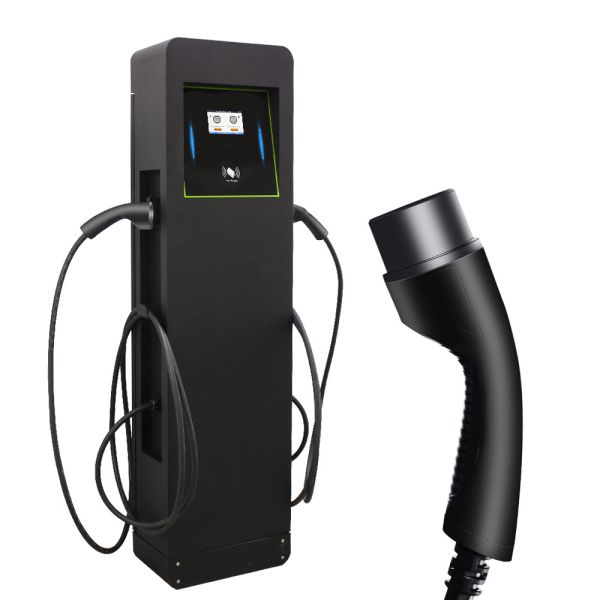 Double type commercial de chargeur d'ev d'arme à feu - 2 14kw 32A une station