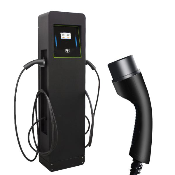 380V Dual Gun EVSE Charging Station 22KW 44kW Type 2 EV Cable EV Fast Charger