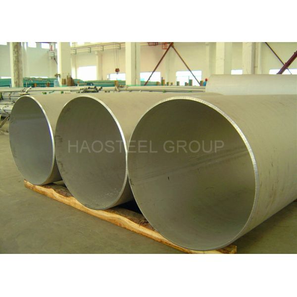 Diâmetro soldado de aço inoxidável da tubulação de ASTM JIS grande para o transtorte fluido industrial