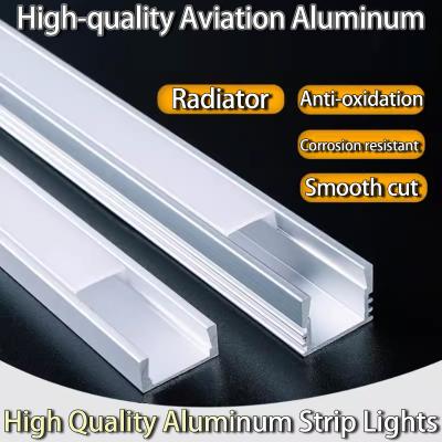 LED Linear Light U-Shaped Surface-Mounted Linear Linear Aluminum Groove Concealed Embedded Products
