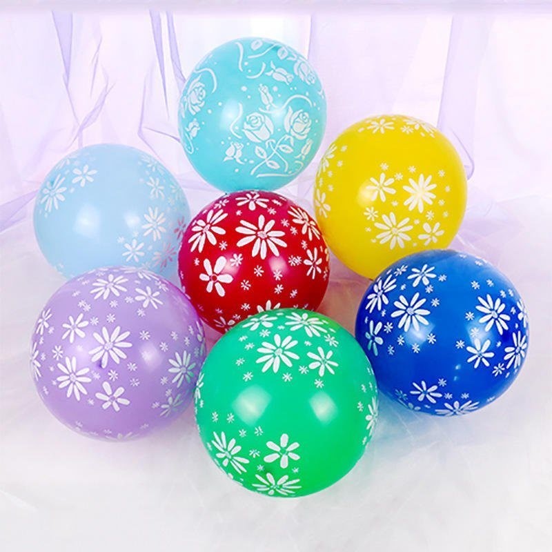10/12 Inch Thicken Colors Polychromatic Latex Round Balloon for Party Decoration