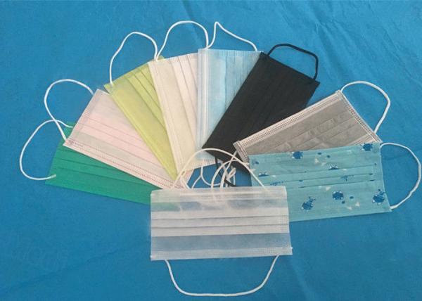 Protective Face Mask Earloop 3 Ply No Skin Irritation Light And Fluffy Material