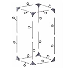 Grow Tent, Growing Room, 600D Mylar Highly Reflective Aluminum Hydroponic Plant Growing Tent Insulation Grow Room