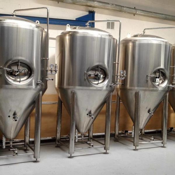 Stainless Steel  2.6m Beer fermentation Tank 1000L beer Conical Fermenter