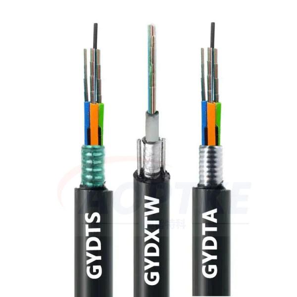Excellent Quality GYXTW G652D With Jelly Compound 14 CORE Fiber Optic Cable Drop Cable For Communication Cable