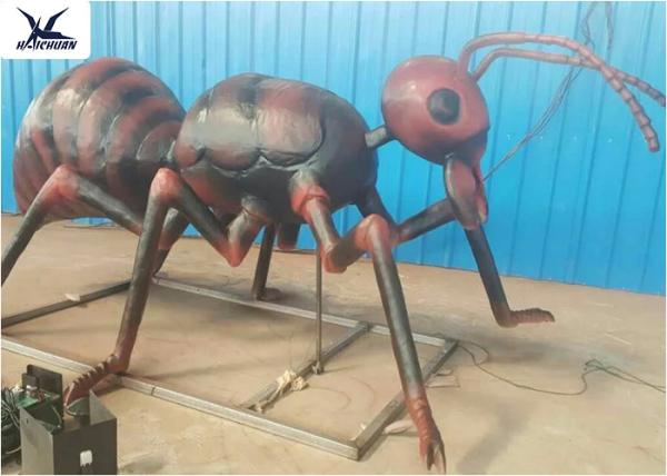 Playground Zoo Park Decorative Large Animatronic Animal Artificial Insects Models
