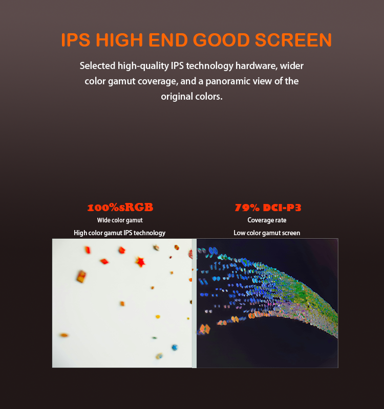 2K High Definition 24 Inch Flat Screen Monitor LED Bezel Less IPS Panel PC Monitor