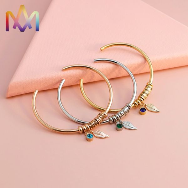 Anti Tarnish Adjustable Cuff Womens SS Family Name Bracelet