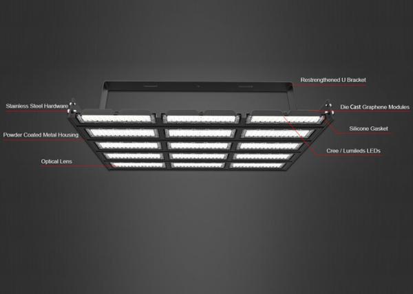 1000W Outdoor Sport Court Lighting 125000lm Sports Ground Floodlights For Soccer Field