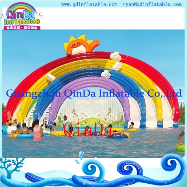 GZ QinDa Inflatable Giant Water Slide for Amusement Park Aqua Park Water Slide for Sale