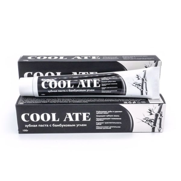 Оптовая торговля натуральным освежающим дыханием Бамбук угольная зубная паста Уход за зубами Отбеливание зубов