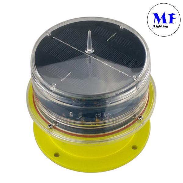 Solar Power LED Warning Waterproof Solar Airfield Light Tower Light Awl Aircraft Warning Light Aviation Obstruction