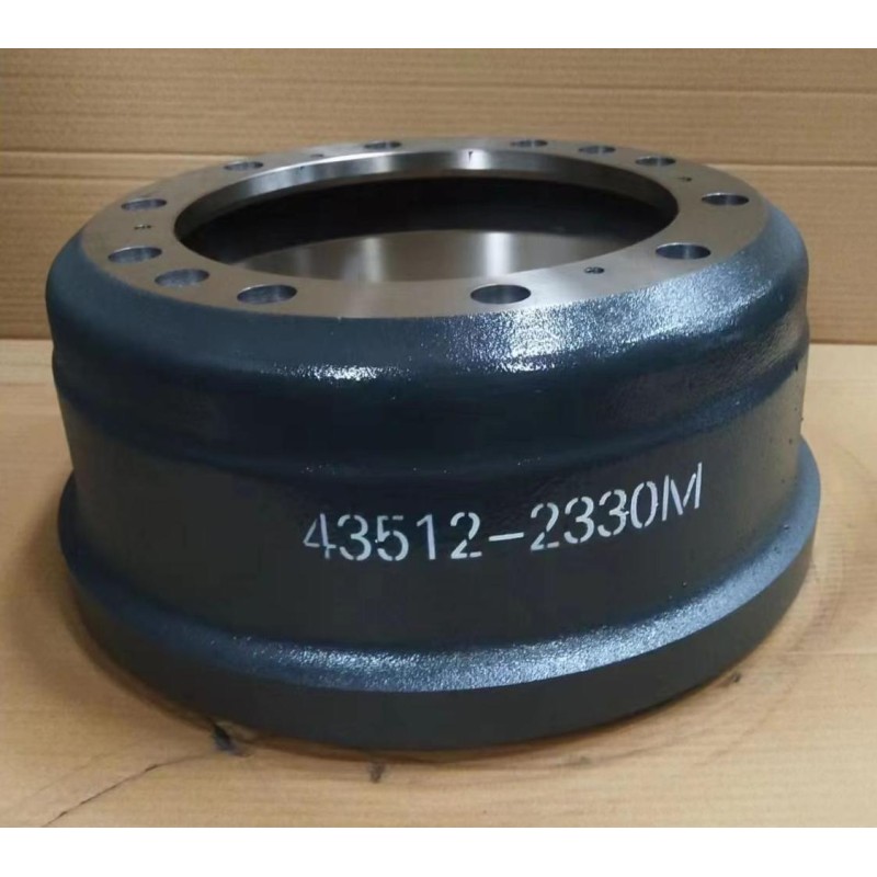 43512-2330M Hino Brake Drum Heavy Duty Casting Performance Drum Brakes