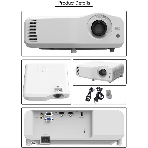 4500 Lumen WUXGA Resolution DLP Laser Projector For Large Venues And Educational