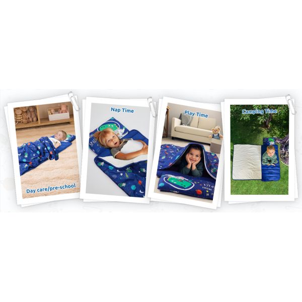 Toddler Skin Friendly Nursery Nap Mat Cotton Nap Mats For Preschool